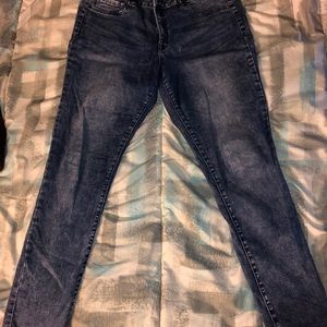 High waist skinny jeans